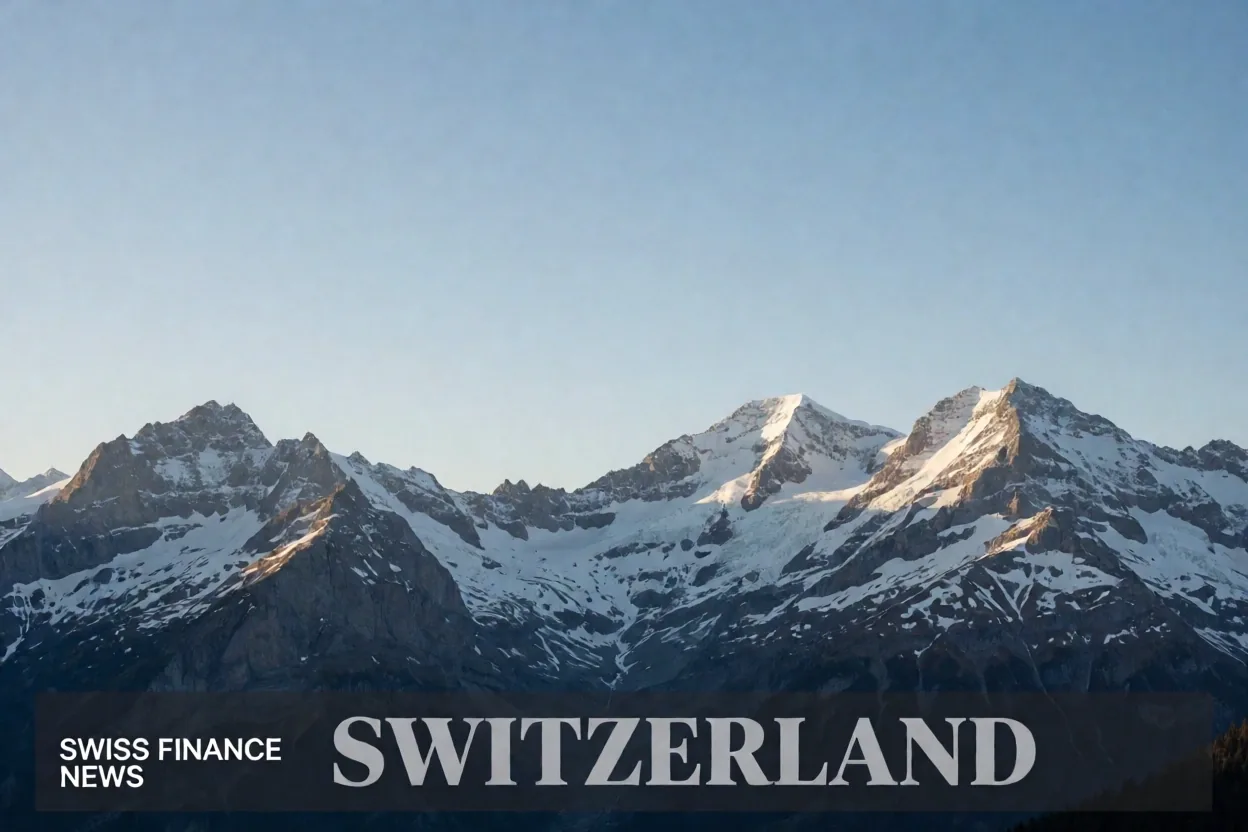 Alpines Panorama bei Sonnenaufgang